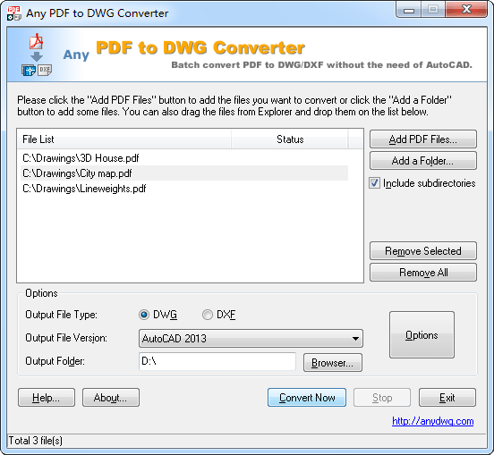 pdf to dxf converter software